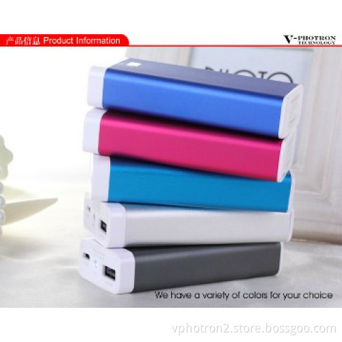 metal case power charger from v-photron with 5600mah